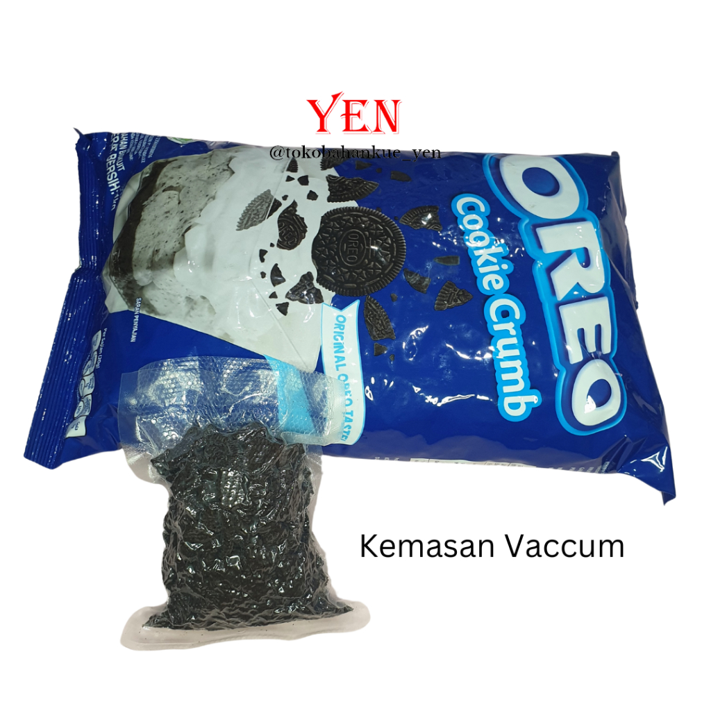 

Oreo Cookie Crumb Original / Topping Oreo Bubuk - Repack Vacuum 100gr