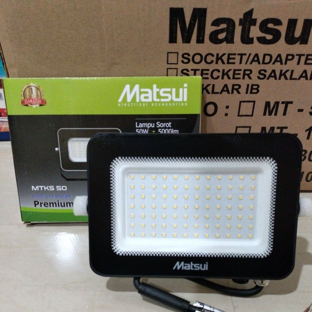 MATSUI LAMPU SOROT LED GARANSI 50 100 WATT / LED TEMBAK 50 WATT