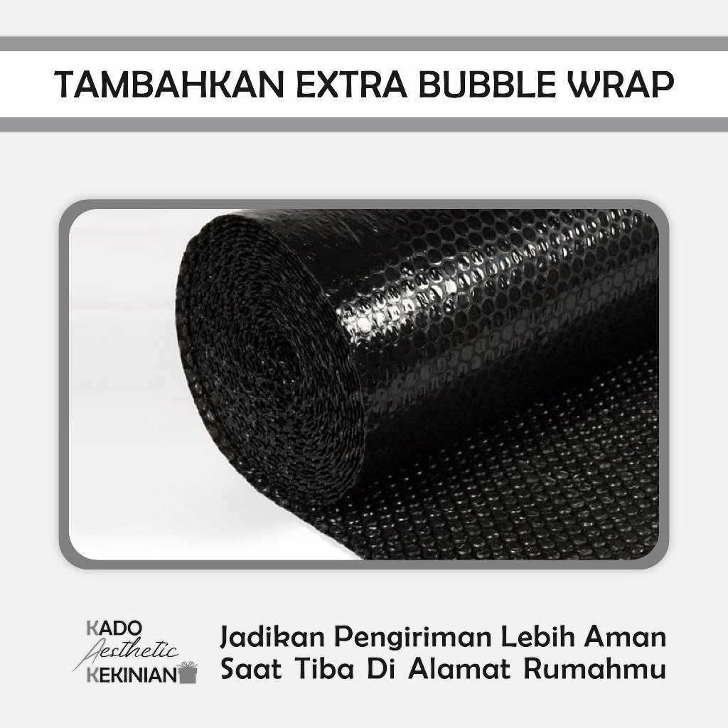 

EXTRA BUBBLE WRAP TAMBAHAN UNTUK PACKING