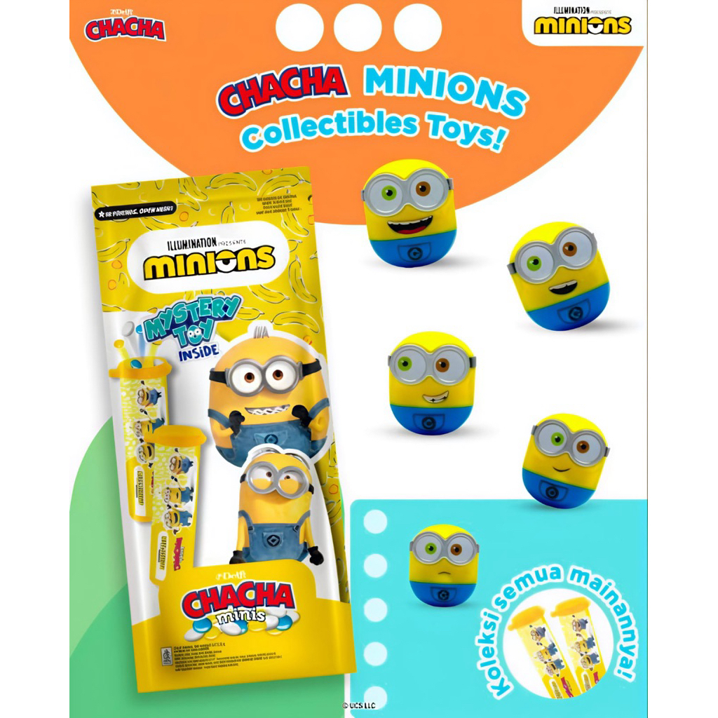 

Cha cha Minion (isi mainan dan cha cha milk)