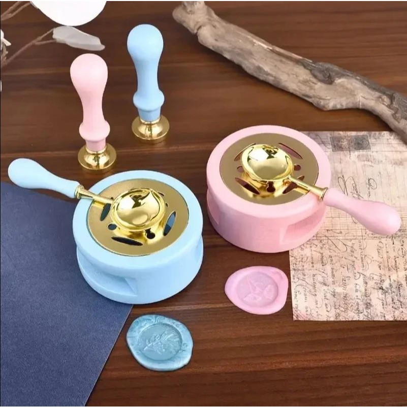 

Tempat Bakar lilin stempel - Wax Furnace Stove Pot Seal Wax Stamp - tungku kompor - wadah Alat Peleleh Wax untuk Segel Lilin cocok untuk scrapbook