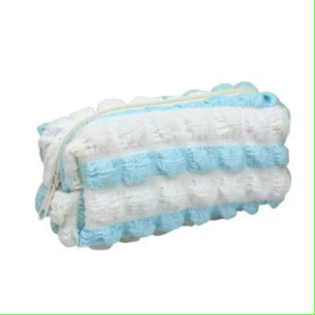 

Tempat Pensil Puffy Aesthetic Kotak Pensil Sleting Lucu Warna Macaroon