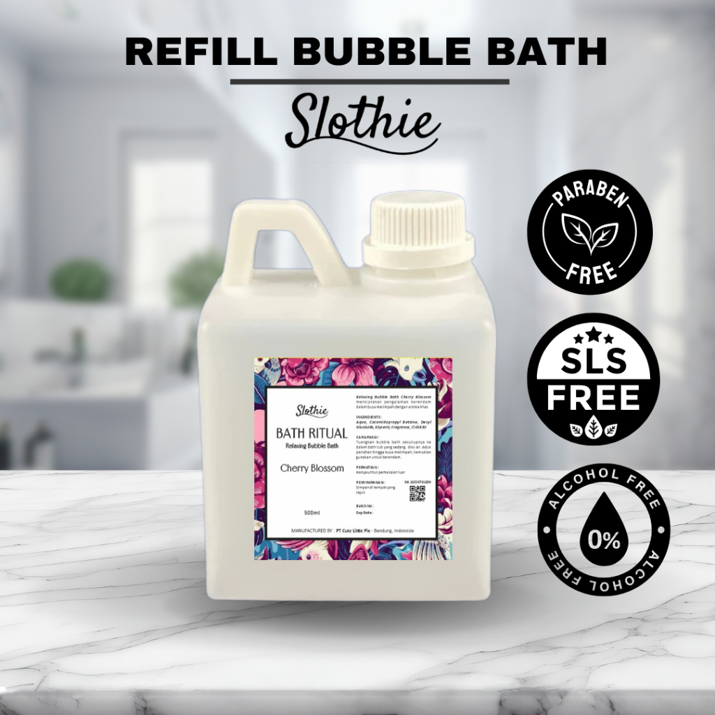500ml Refill Bubble Bath Anak dan Dewasa | Foam Booster | Travel Size Bubble Bath | Busa Sabun Mandi
