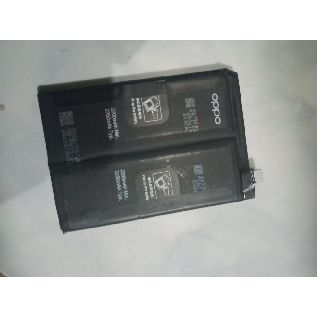 baterai oppoo reno 8 5G original copotan