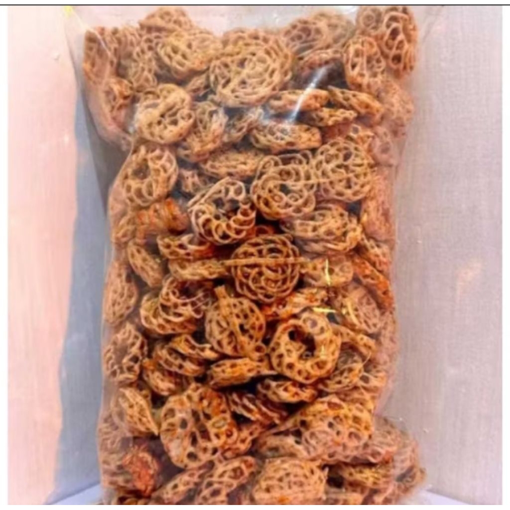 

KERUPUK SEBLAK rafael ber aroma daun jeruk kemasan 150 gram