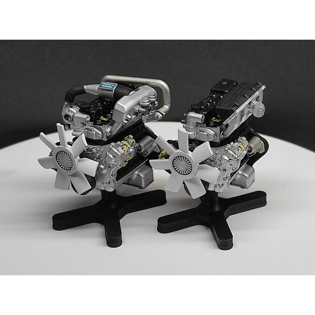 Miniatur Mesin Diesel Isuzu Panther 4JA1 - Skala 1/24