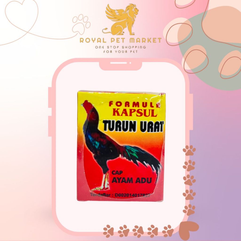 RPM Formula Kapsul Turun Urat Ayam