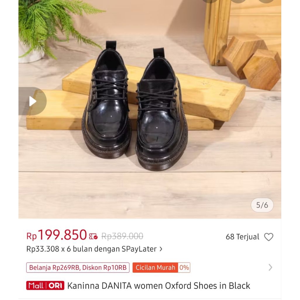 SEPATU D0CMART KANINNA BLACK