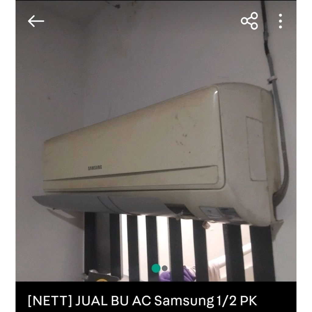 AC SAMSUNG 1/2 PK MULUS indoor outdoor remote