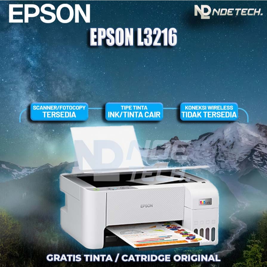 Printer Epson L3216 - Free Tinta Original