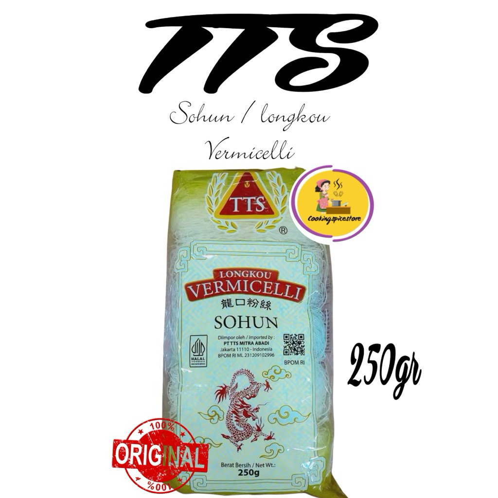 

TTS Sohun Longkou Vermicelli 250gr - 500gr – Soun Halal Kualitas Premium untuk Sup, Tumisan, dan Masakan Asia