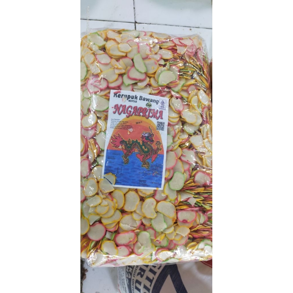

kerupuk bawang cap naga prima[krupuk] kerupuk warna warni seblak