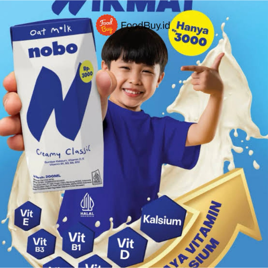 

SUSU NOBO MURAH 1 Karton 24 Pcs, 200 ml/pcs