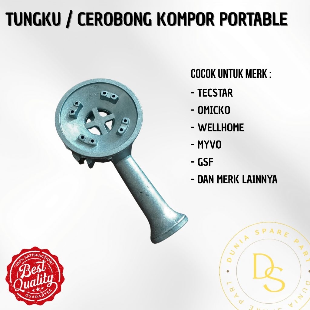 TUNGKU CEROBONG KOMPOR GAS PORTABLE / KOMPOR GAS 1 TUNGKU / CORONG KOMPOR PORTABLE OMICKO