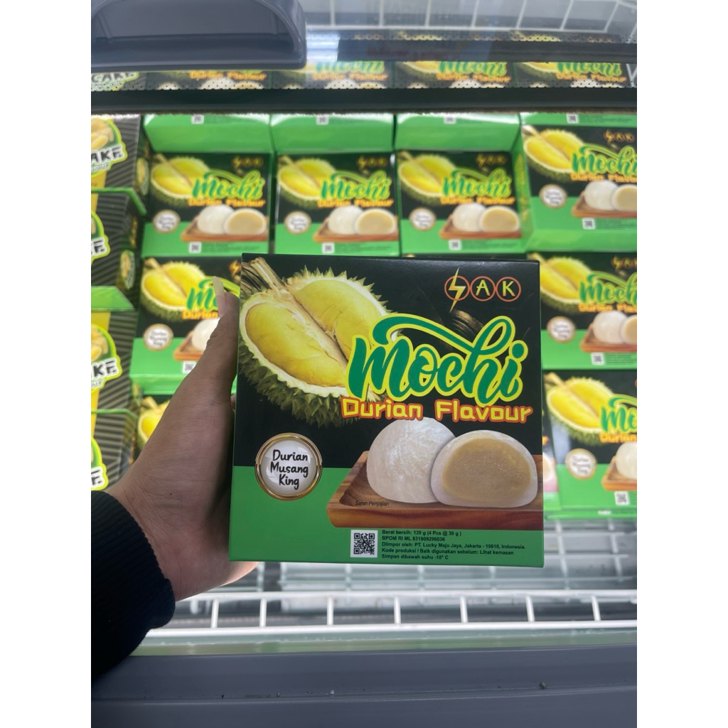 

Moci Durian Musang king | Moci Durian Flavour Manis & Lembut isi 4pcs | Box