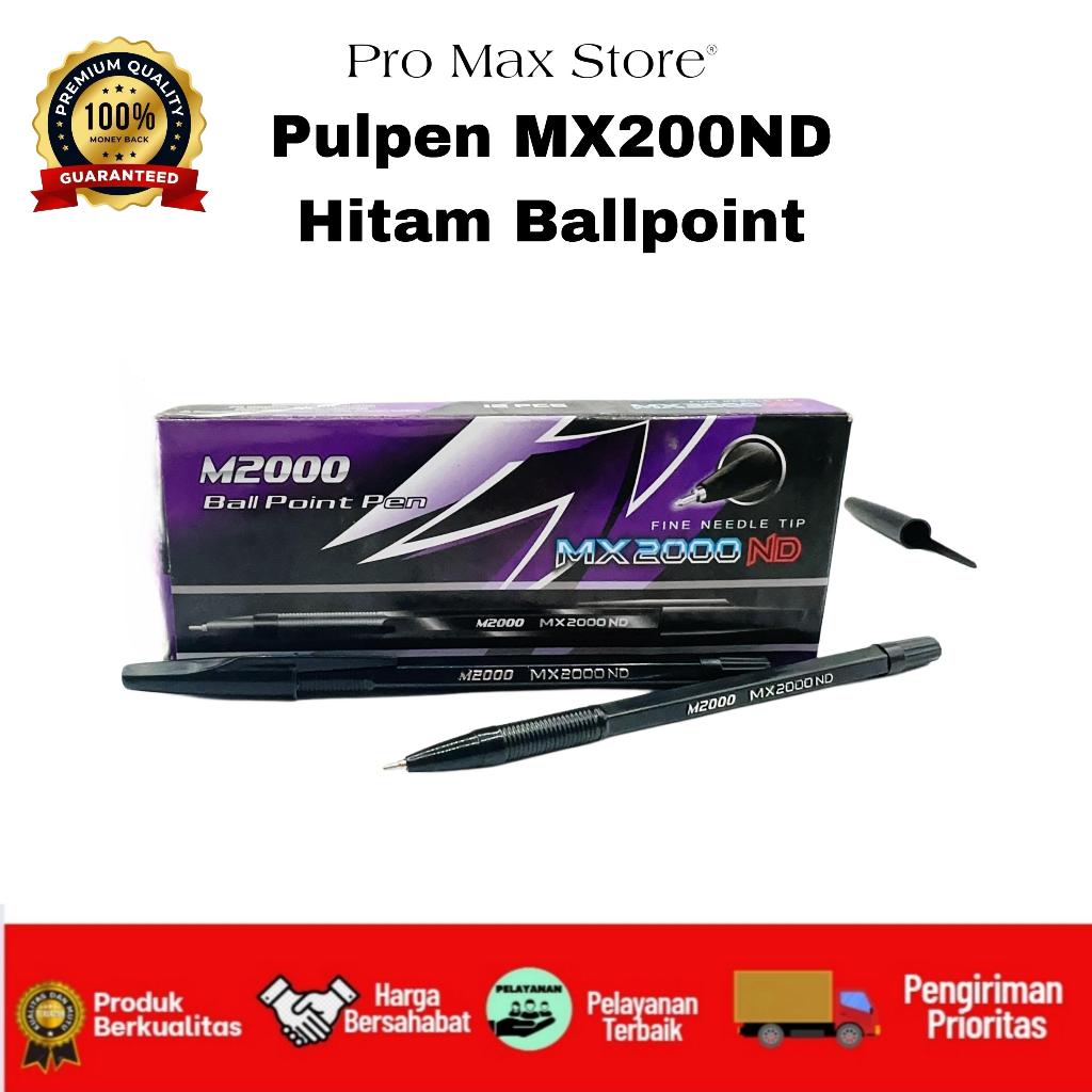 

PMS - (1pc) Pulpen MX2000ND Hitam Ballpoint bolpen Pen tinta Hitam Model classic terlaris