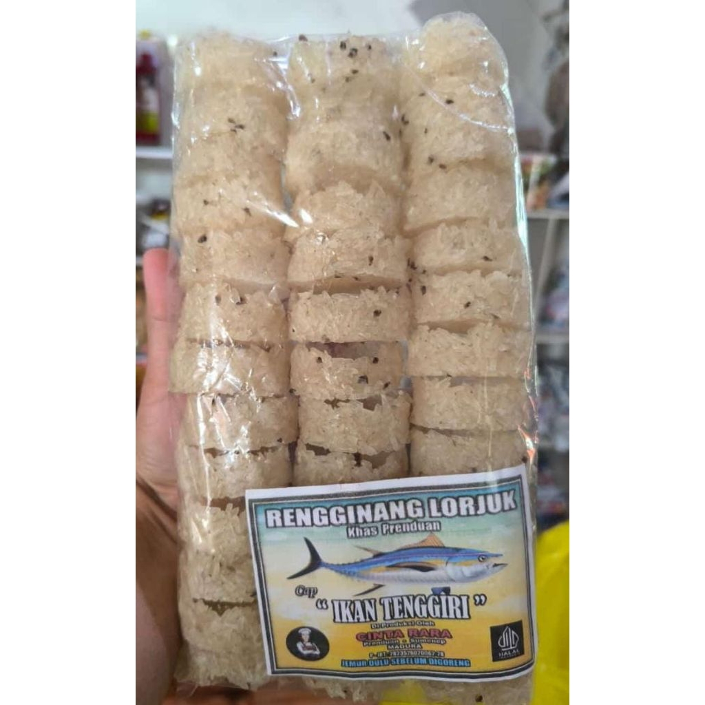 

Rengginang super lorjuk tenggiri Besar daun bayam