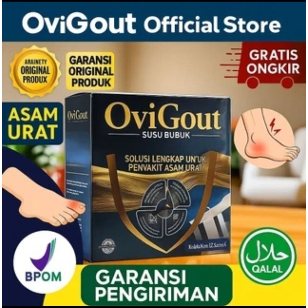 

Ovigout Original Susu Herbal Obat Asam Urat Nyeri Sendi Kolesterol Ovi Gout Ampuh