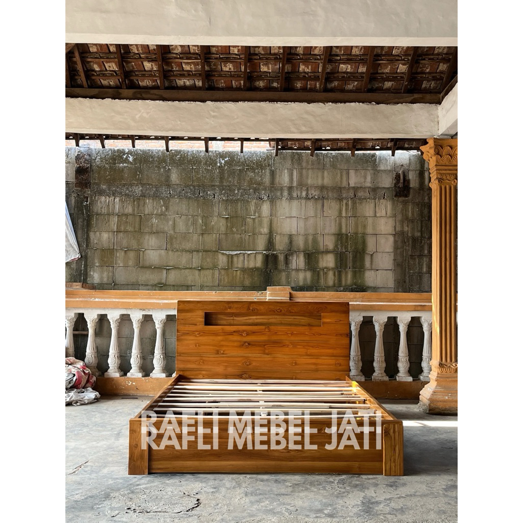 Dipan Minimalis Kayu Jati Dipan Minmalis Laci Dipan Minimalis Retro Kayu Jati