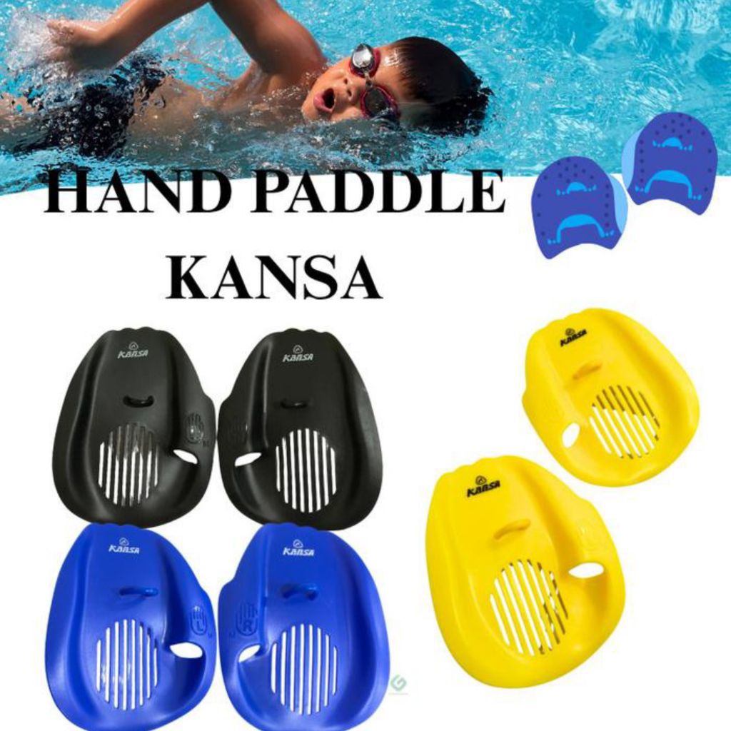 Alat bantu renang hand paddle Kansa finger paddle