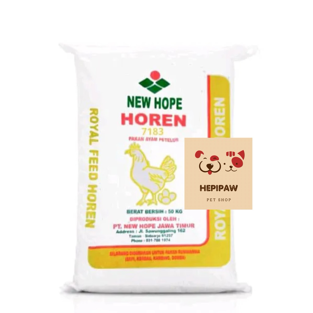 50kg - NEW HOPE HOREN 7183 - Pakan Ayam Petelur
