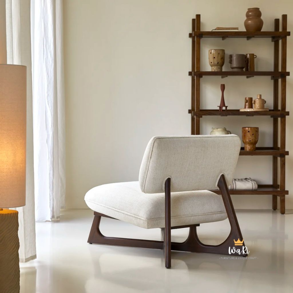 Kursi sofa single seater+ armchair lounge sofa + kursi santai sofa jati