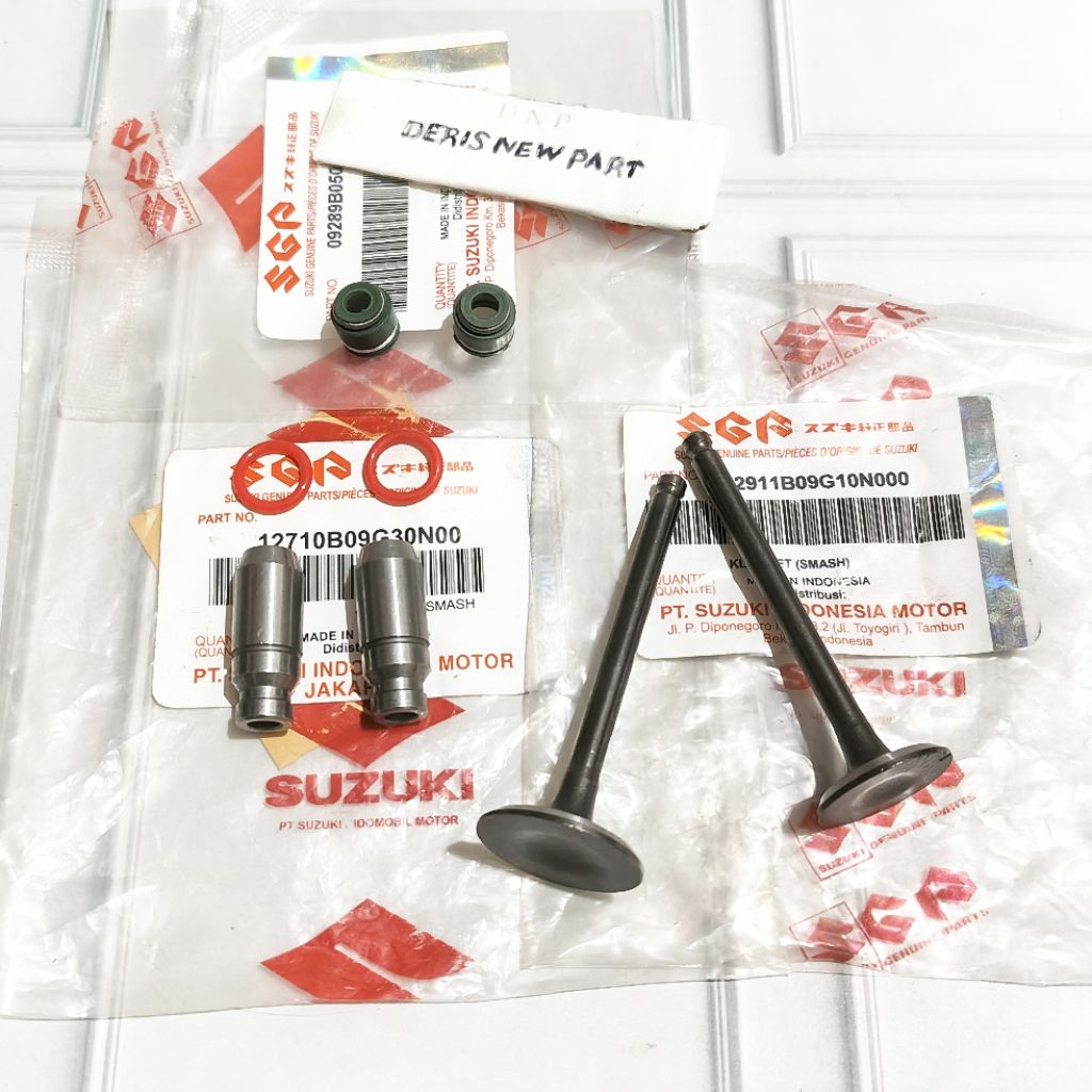 Bos botol klep+klep set seal klep smash lama smash new smash titan smash 110 shogun 110 sgp