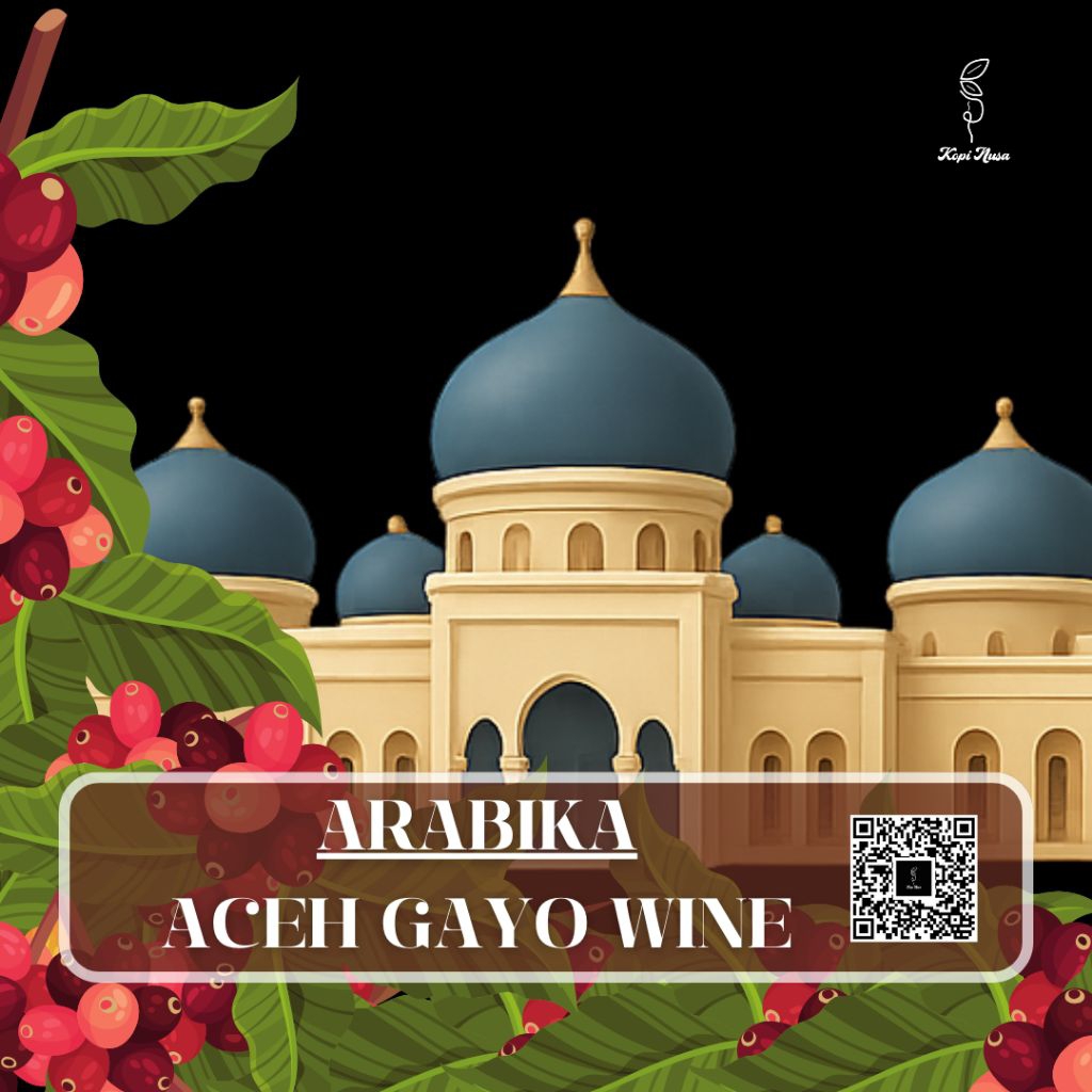 

Kopi Arabika Aceh Gayo Wine 200gr - 1000gr