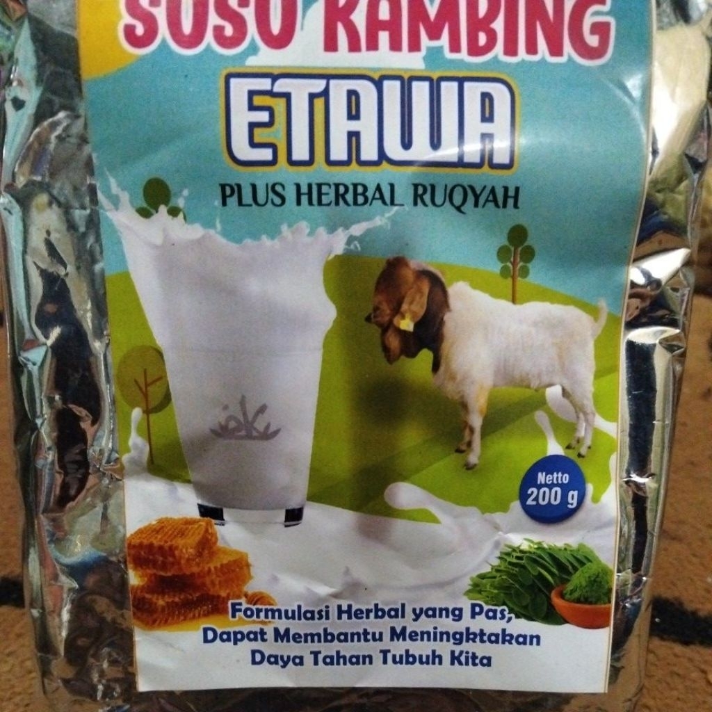 

Susu kambing etawa + daun kelor