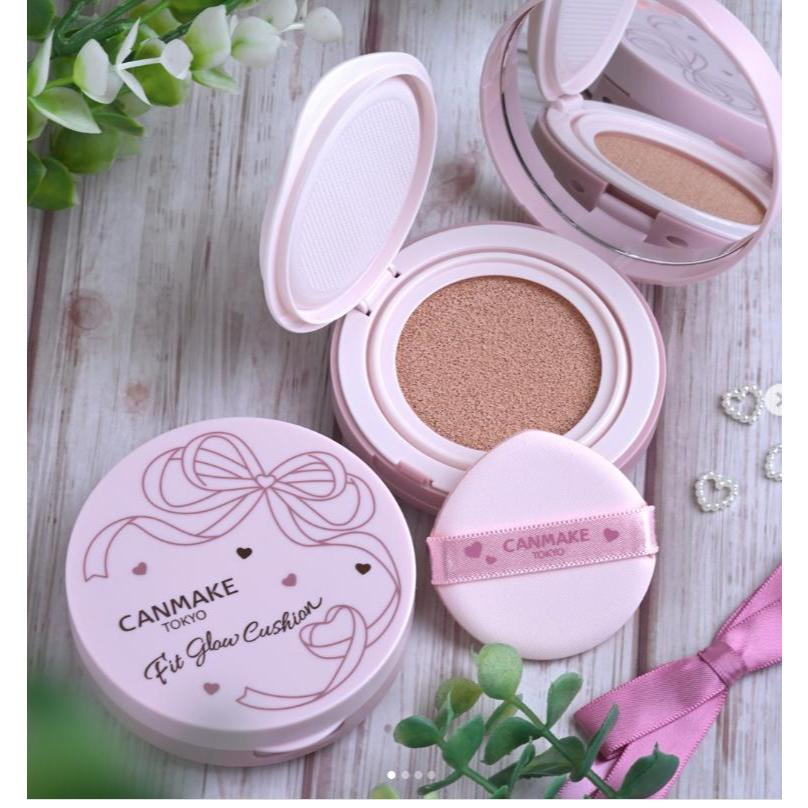 Canmake Fit Glow Cushion SPF 50+ PA+++ Cushion Funde Bright Skin -