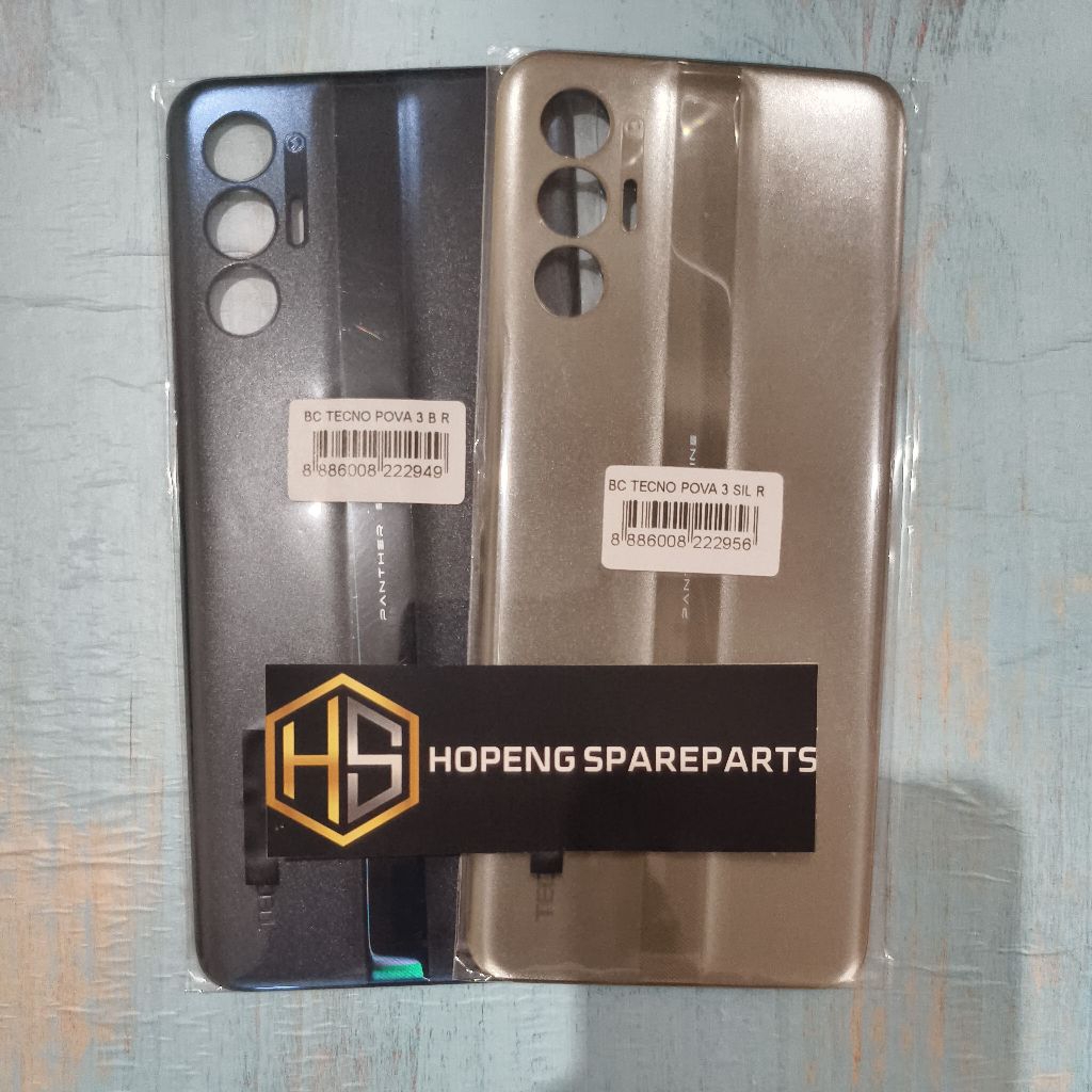 Backdoor bekdor backcover tutup belakang Tecno Pova 3