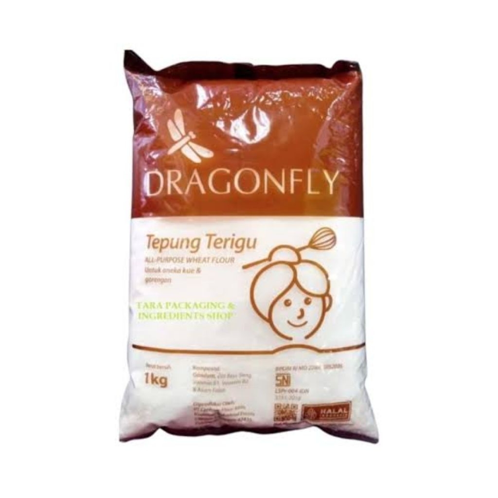 

Tepung Terigu DRAGONFLY atau Tepung Dragon 1kg