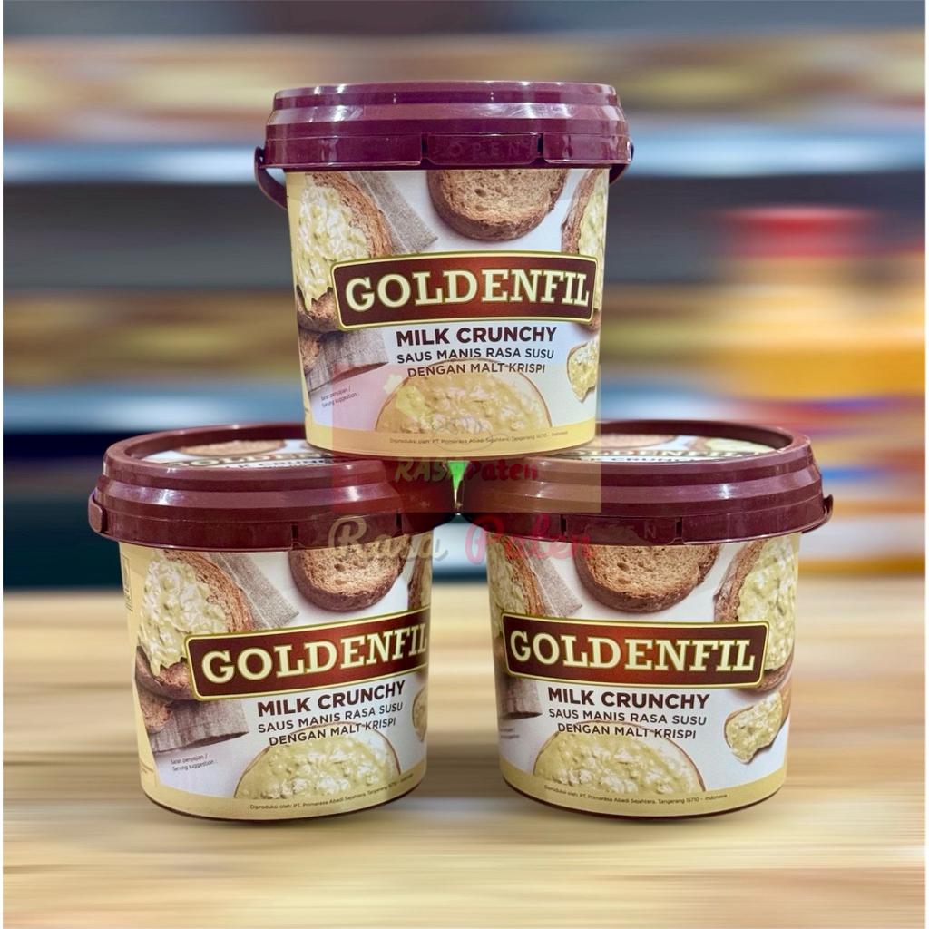 

GOLDENFIL MILK CRUNCHY 1 kg Premium Halal BPOM RI COD Pail Ember Satuan