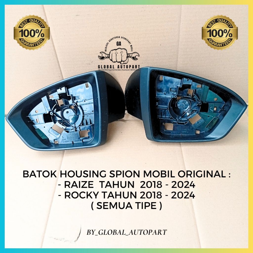 Batok Housing Rangka Spion Mobil Raize Dan Rocky Tahun 2018-2024 Original