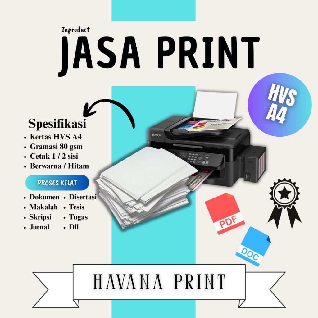 

Jasa print kertas A4