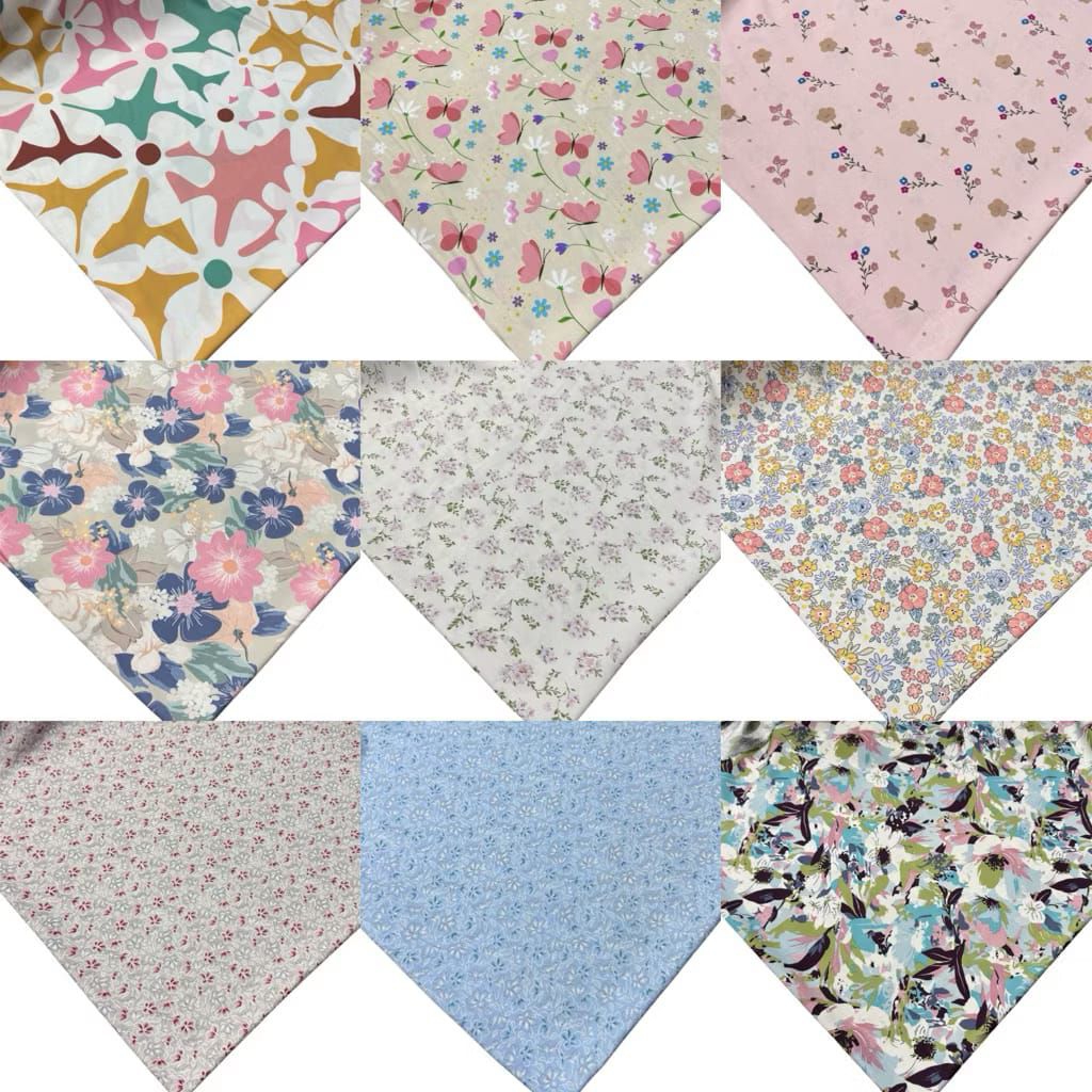 Katun Rayon Motif Katun Rayon Motif Premium Rayon Viscose Rayon Viscose Premium Bahan One Set Bahan 