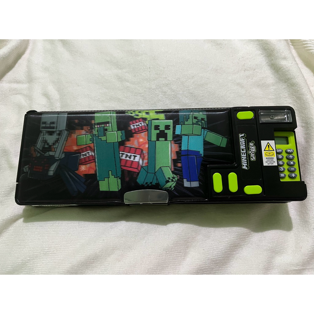 

smiggle minecraft pencil case pop out