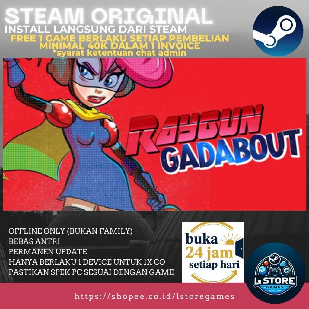 Raygun Gadabout Game PC Original Offline