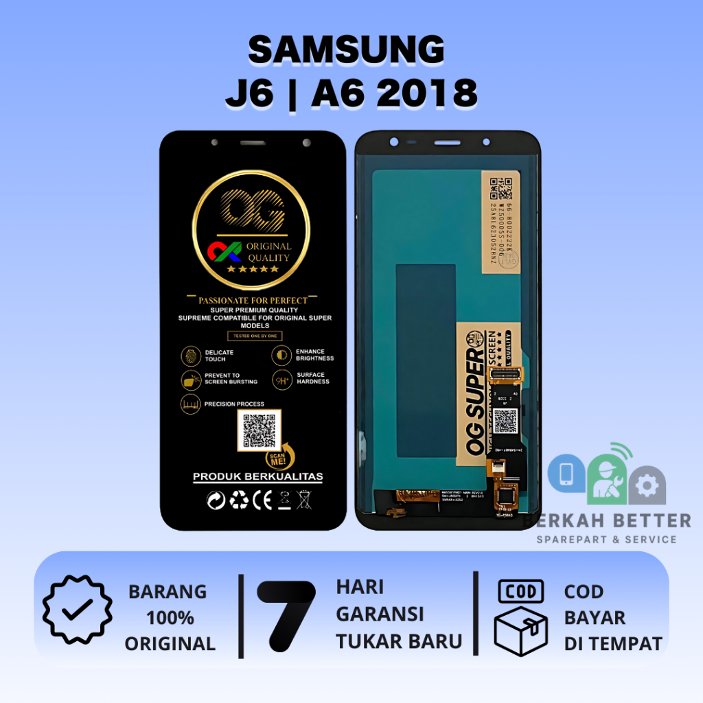 LCD SAMSUNG J6 2018 (J600) | A6 2018 (A600) ORIGINAL TOUCHSCREEN