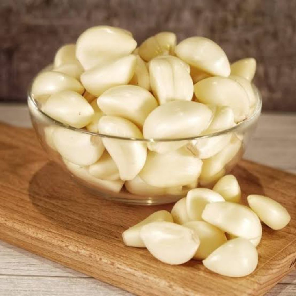 

1Kg BAWANG PUTIH KUPAS HIGIENIS BERAT 1Kg