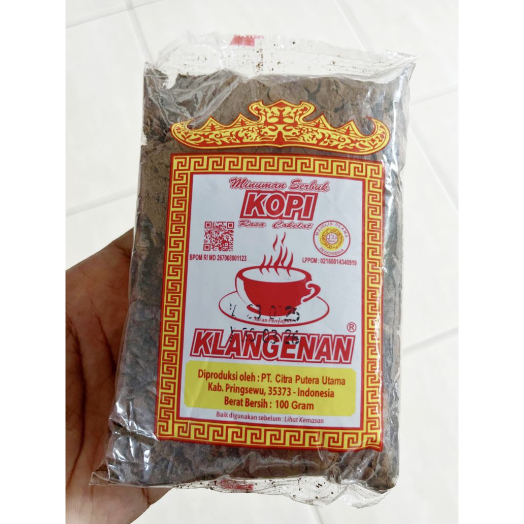 

Kopi Klangenan kemasan kecil 100 Gram