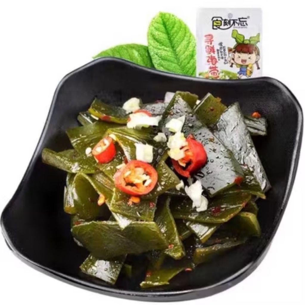 

Halal Shikebuwang Camilan Instan 2pcs Rumput Laut & Lotus Spicy