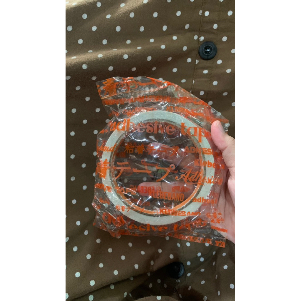 

LEM DOUBLE TAPE/lem bolak balik lebar 1,2cm