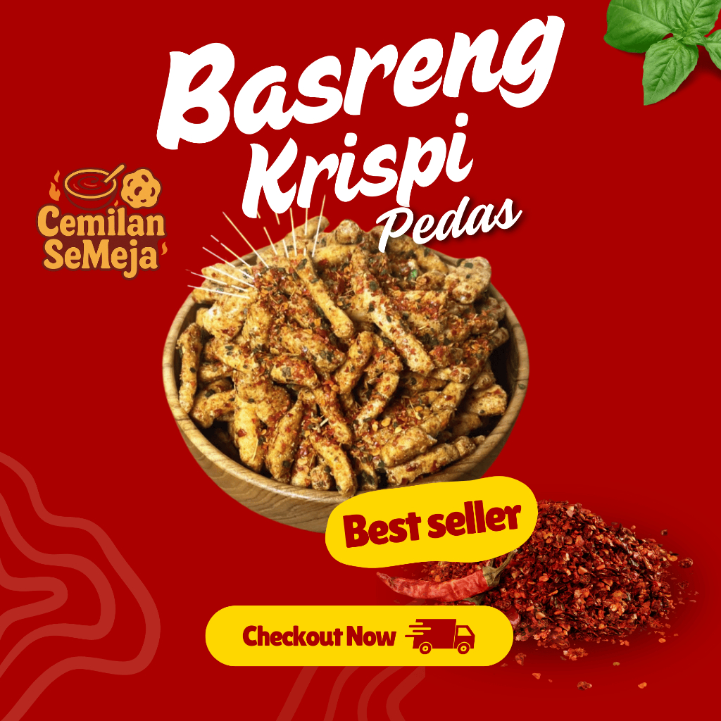 

Basreng Pedas Daun Jeruk 1Kg – Basreng Kiloan Murah Viral, Snack Renyah Gurih Pedas