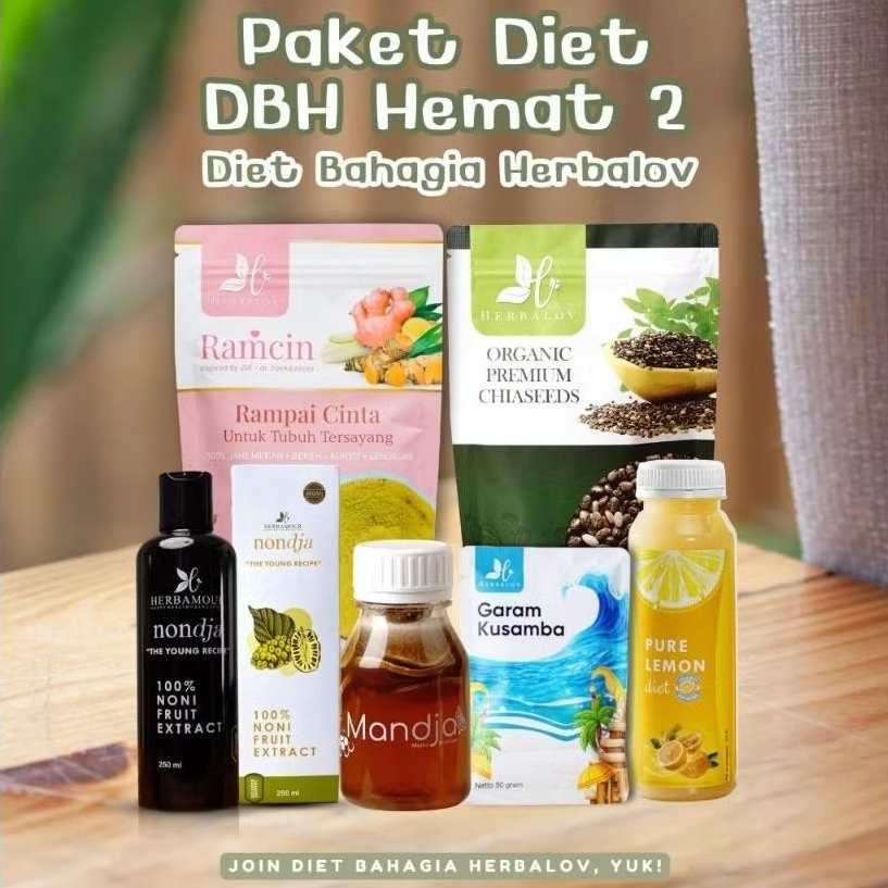 Paket Diet Herbalov Paket Diet Sehat Herbalov Paket Langsing DBH DIET BAHAGIA HERBALOV Herbamour