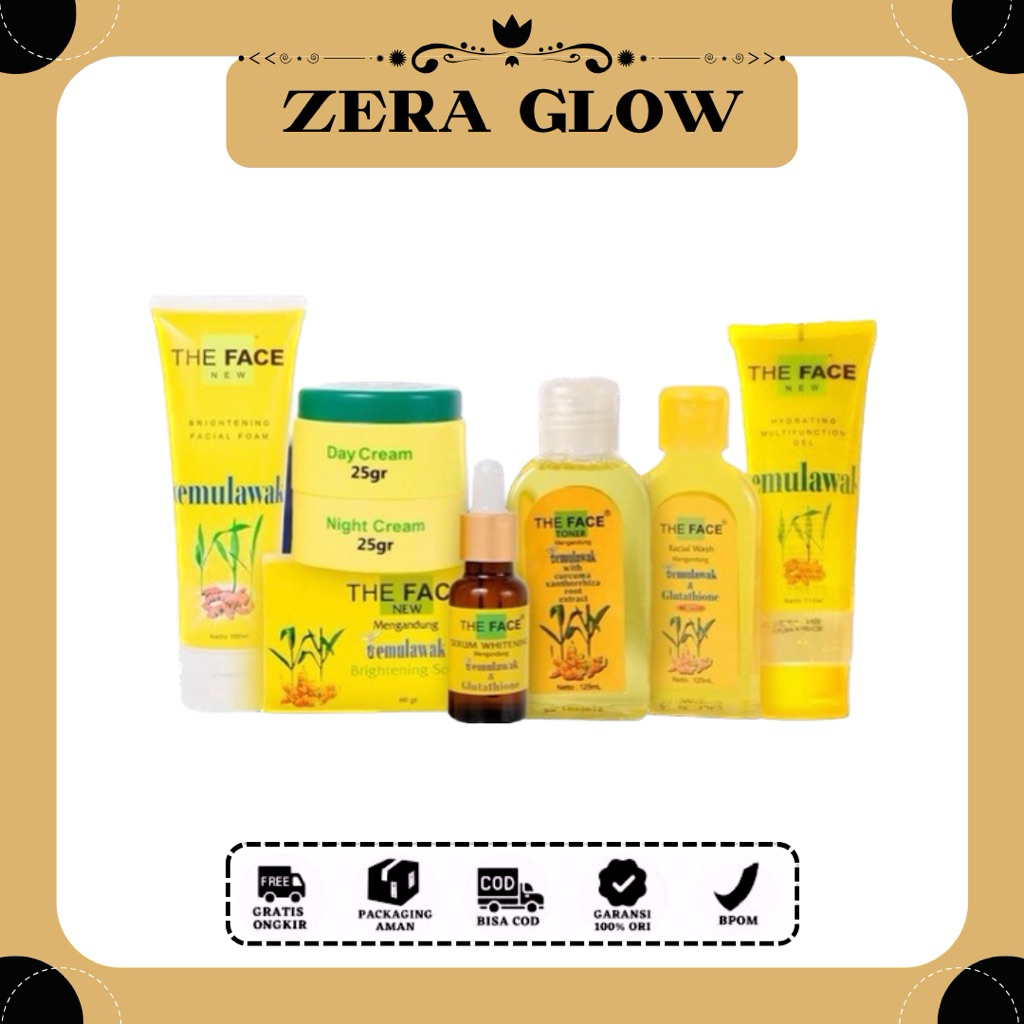 The Face Temulawak Cream | The Face Temulawak Facial Foam | The Face Temulawak Series