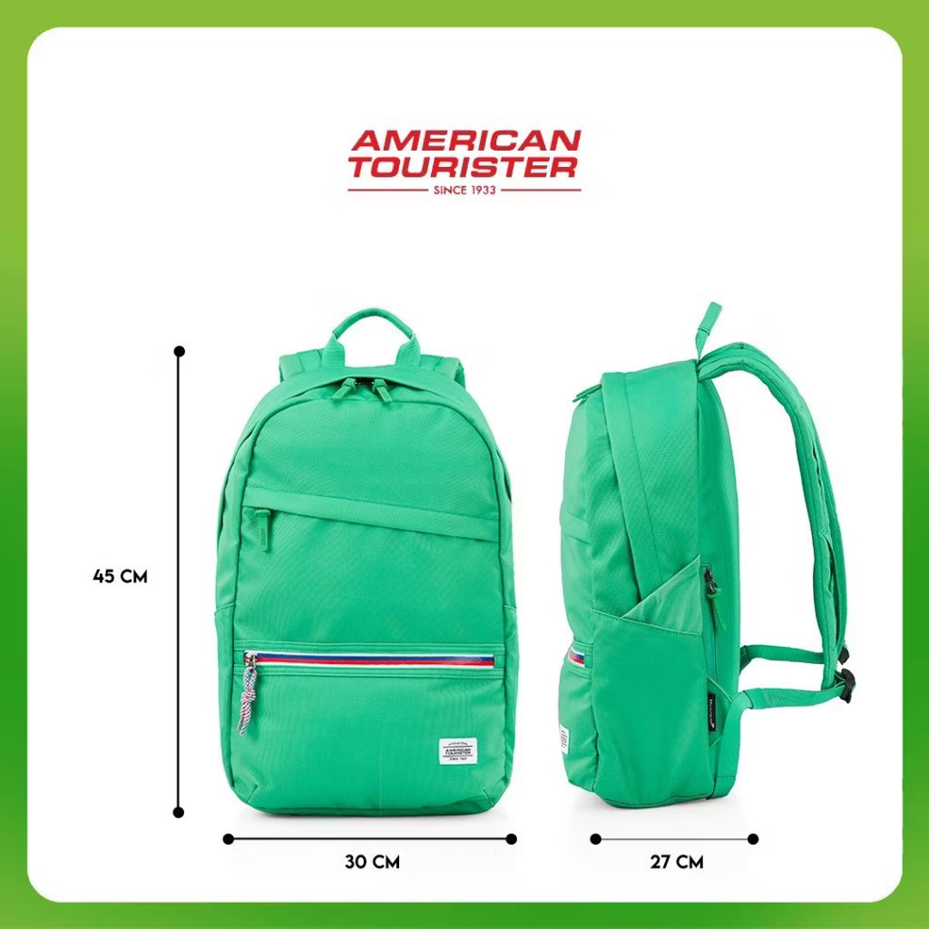 Preloved LIKE NEW - American Tourister Grayson Backpack 1 AS - Cactus Green