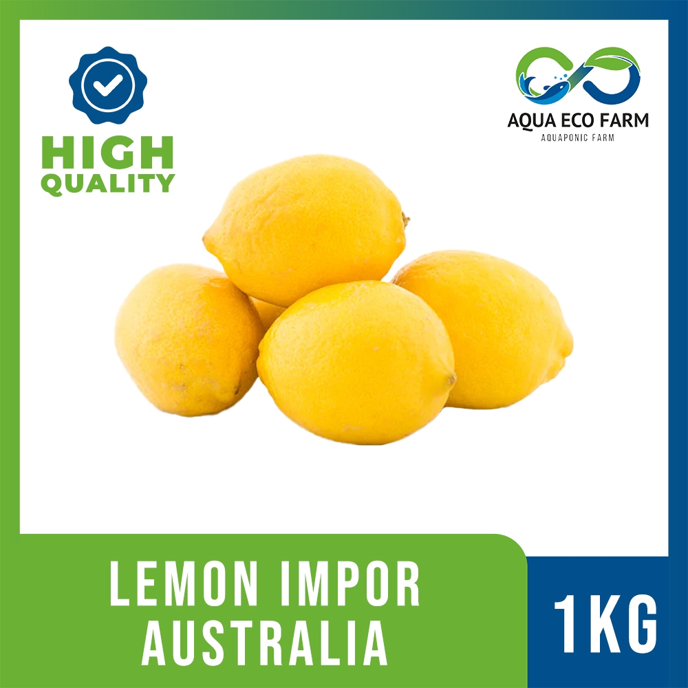 

[AquaEcofarm] Lemon Australia & California Segar – Kualitas Premium, Rasa Asam Menyegarkan, Kaya Vitamin C | Bandung
