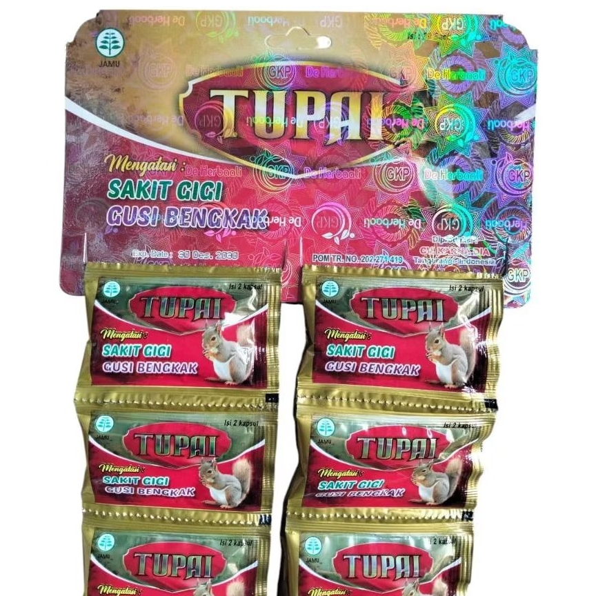 Obat Sakit Gigi & Gusi Cap Tupai Gusi Bengkak Radang Gusi