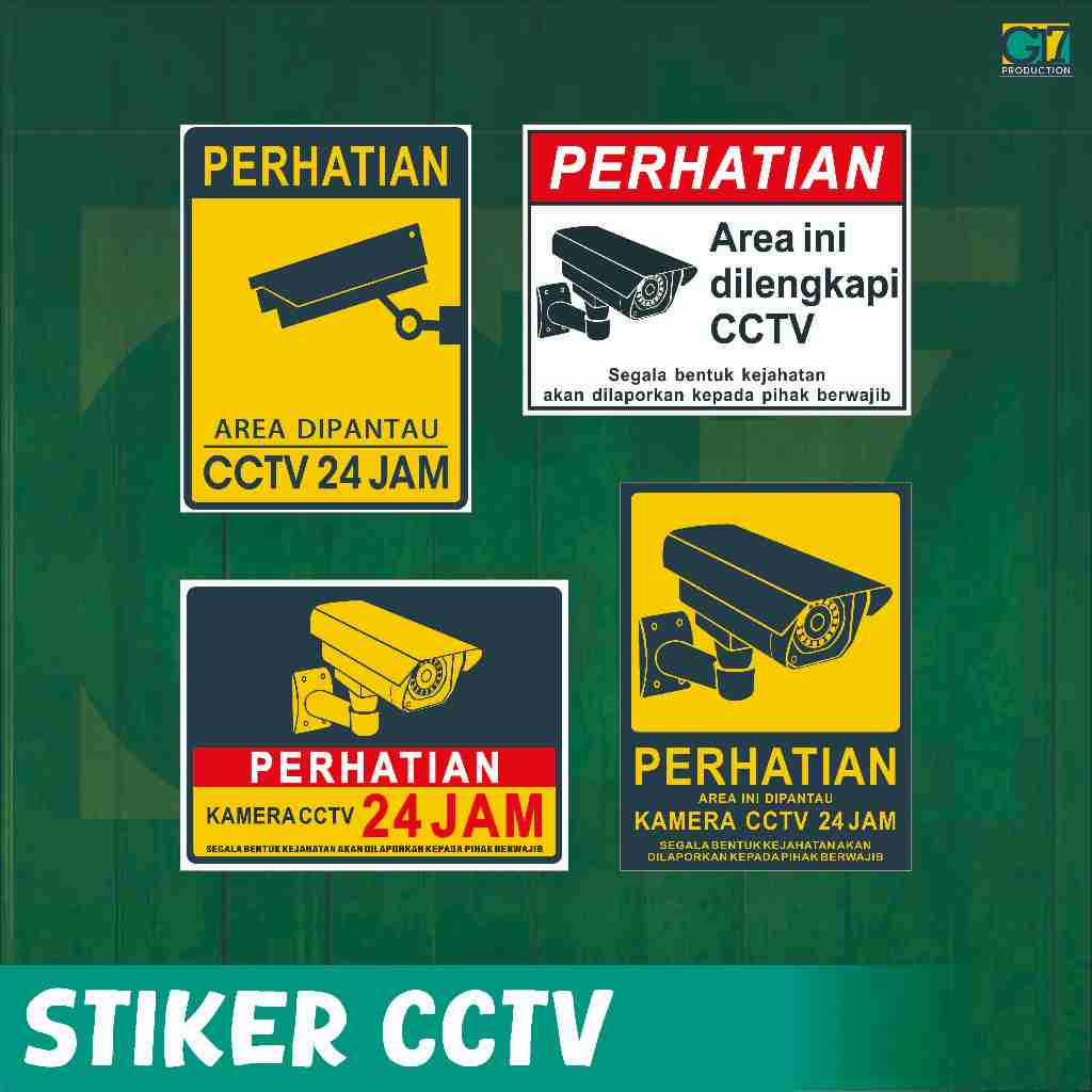 

Stiker Pantauan CCTV 24 Jam | Sticker CCTV 24 Jam | Stiker Label CCTV